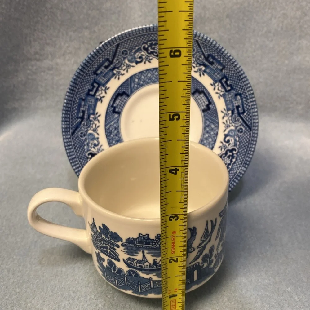 Blue Willow Churchill Coffee Cup Made in England